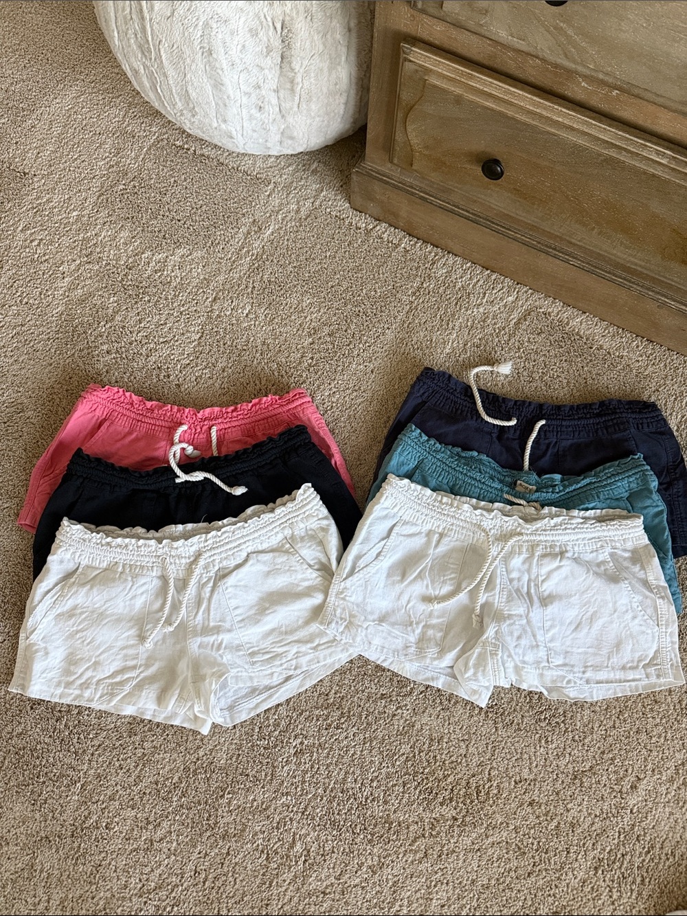 Roxy Oceanside shorts lot of 6 medium